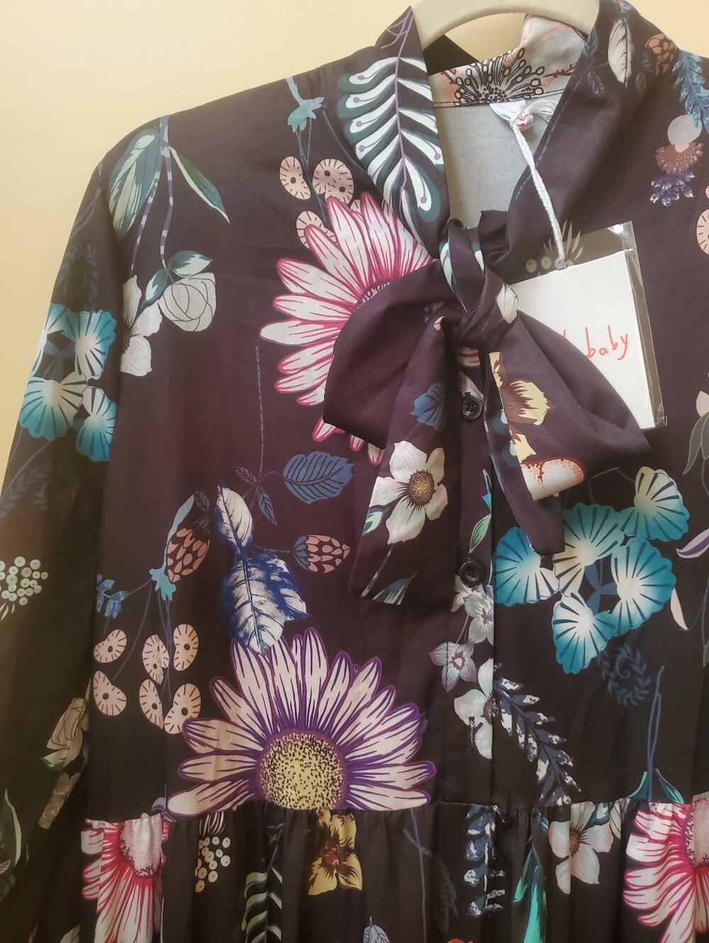 2/$20 cindybaby Long Sleeve Floral Maxi - Picture 3 of 10